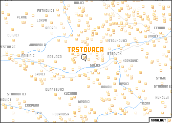 map of Trstovača