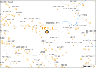 map of Trtice