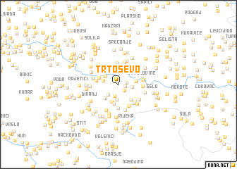 map of Trtoševo