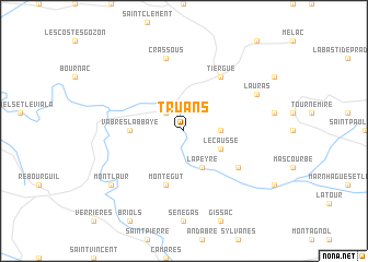 map of Truans