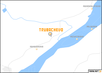 map of Trubachëvo