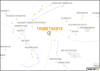 map of Trubetskoye