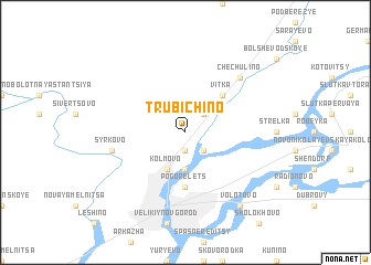 map of Trubichino