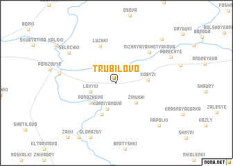 map of Trubilovo