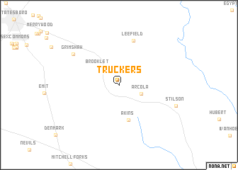 map of Truckers