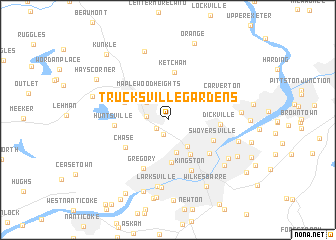 map of Trucksville Gardens