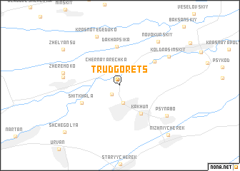 map of Trud-Gorets