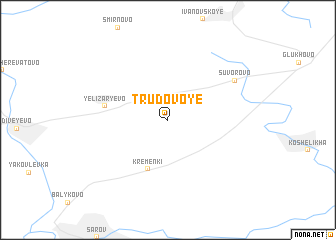 map of Trudovoye