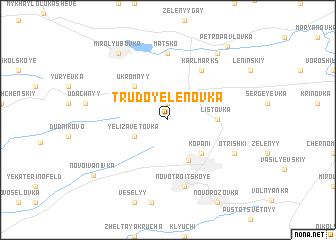 map of Trudoyelenovka