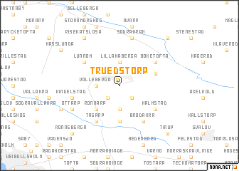 map of Truedstorp