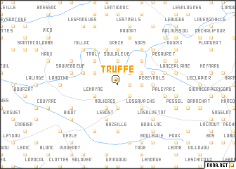 map of Truffe