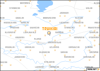 map of Truikiai