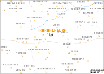 map of Trukhachëvka