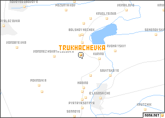 map of Trukhachëvka