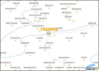 map of Trukhino