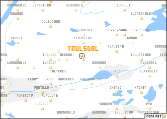map of Trulsdal