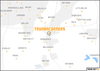 map of Truman Corners