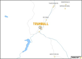map of Trumbull