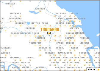 map of Trung Hậu