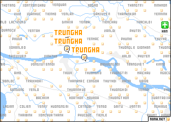 map of Trung Hà