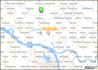 map of Trung Oai