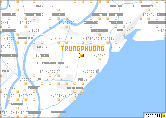 map of Trung Phương