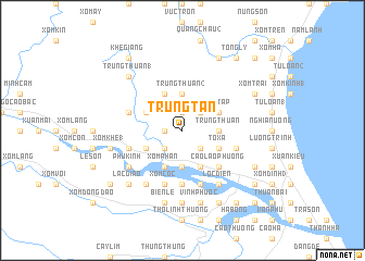 map of Trung Tân