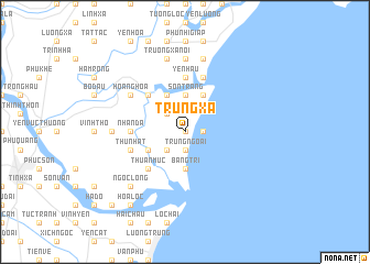 map of Trung Xã