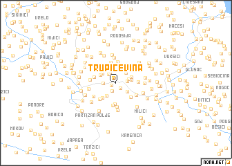 map of Trupičevina