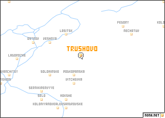map of Trushovo
