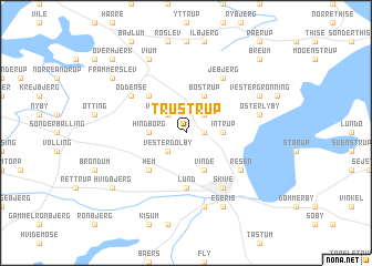 map of Trustrup