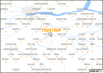 map of Trustrup