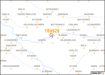 map of Trusze