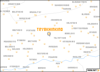 map of Tryakhin\