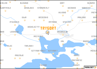 map of Trygort