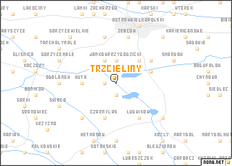 map of Trzcieliny