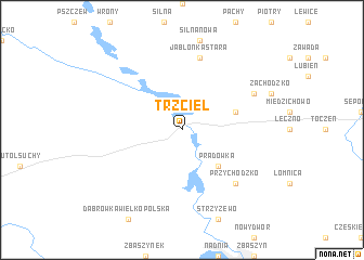 map of Trzciel