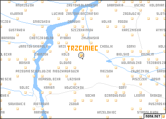 map of Trzciniec