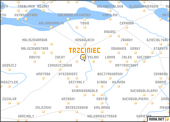 map of Trzciniec