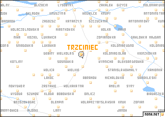 map of Trzciniec