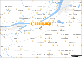 map of Trzebiełuch