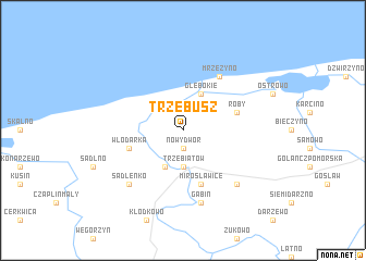 map of Trzebusz