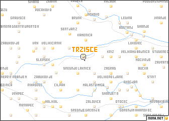 map of Tržišče