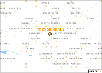 map of Trzydnik Mały