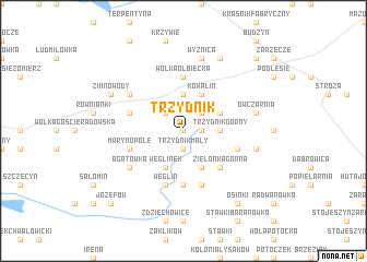 map of Trzydnik