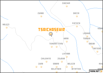 map of Tsʼaʼīcha Sewir