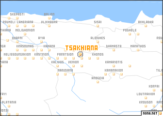 map of Tsakhianá