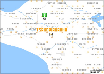 map of Tsakopiakaíika