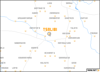 map of Tsalibi