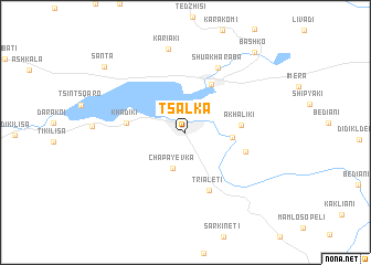 map of Tsalka